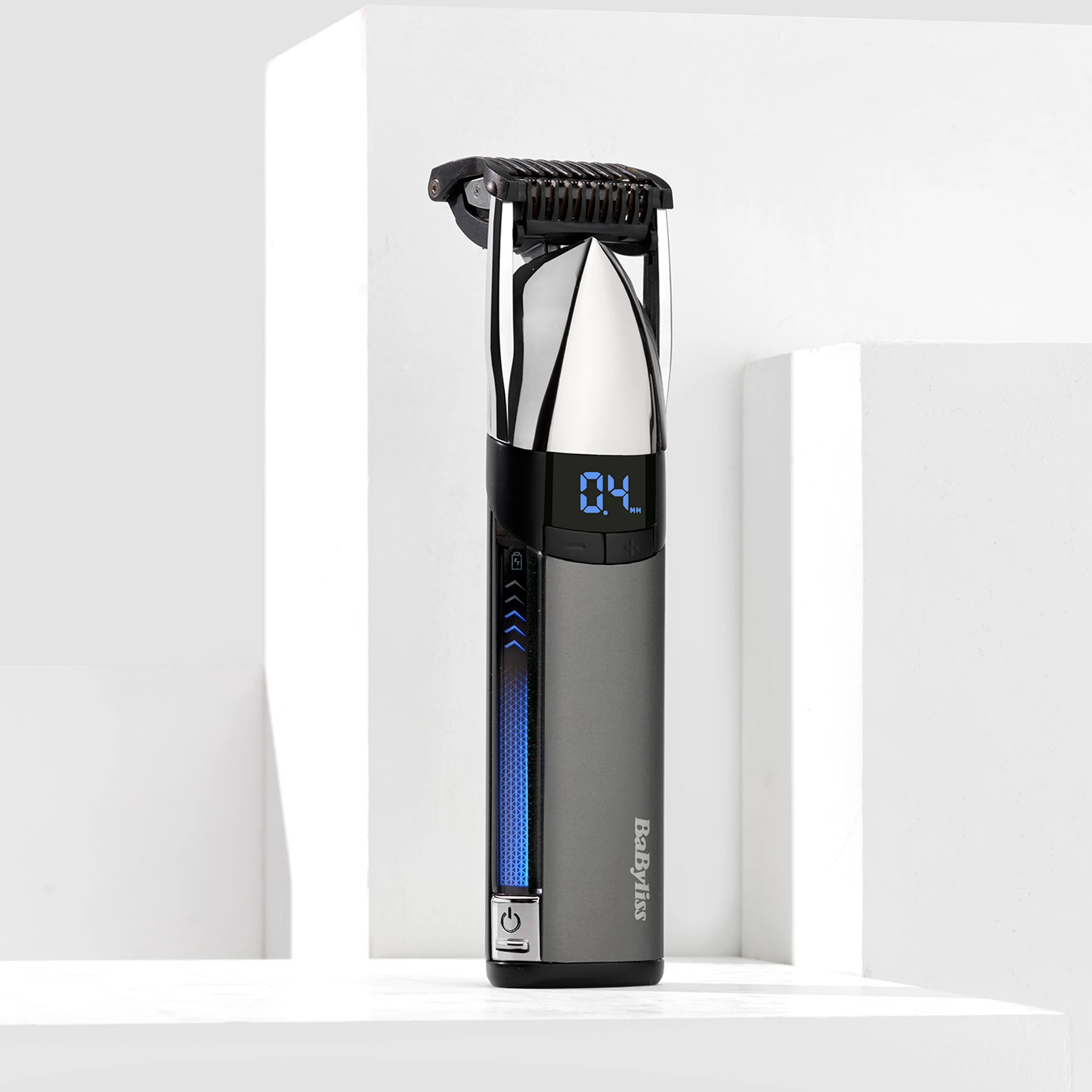 Trimmer de tuns barba Super X Metal, cromat - Babyliss