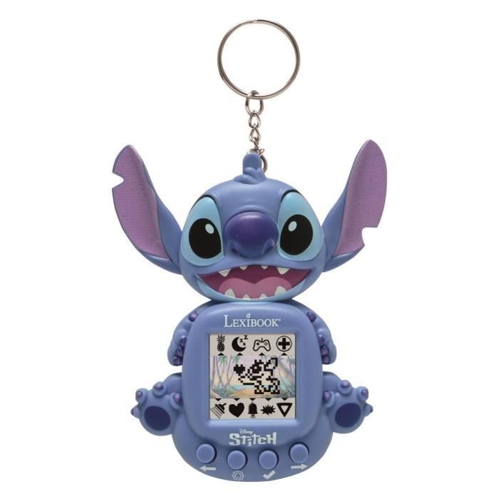 LEXIBOOK - Meu Companheiro Virtual Stitch - Console de Jogos Portátil para Crianças com Tela Colorida - A partir de 5 anos