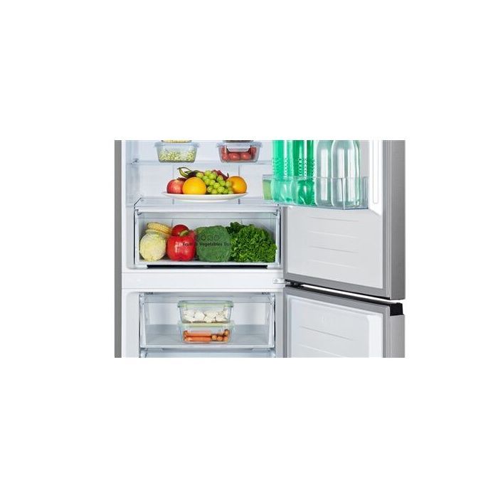 Frigorífico Hisense FCN300CCD1 con congelador inferior, acero inoxidable 304L