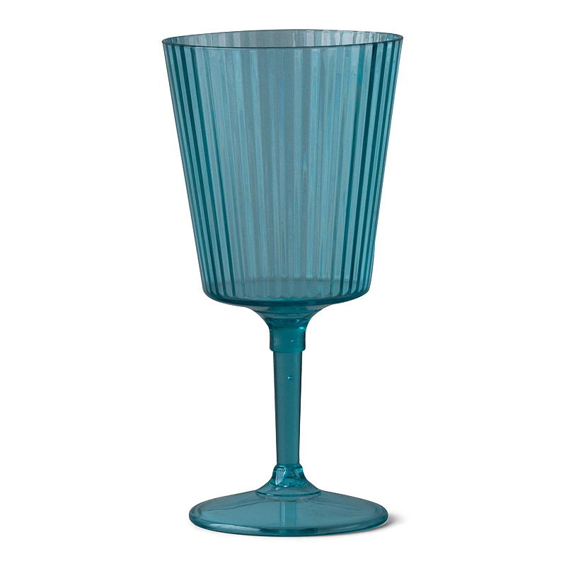 Cuisine Stett glass h 18,5 cm plast blå