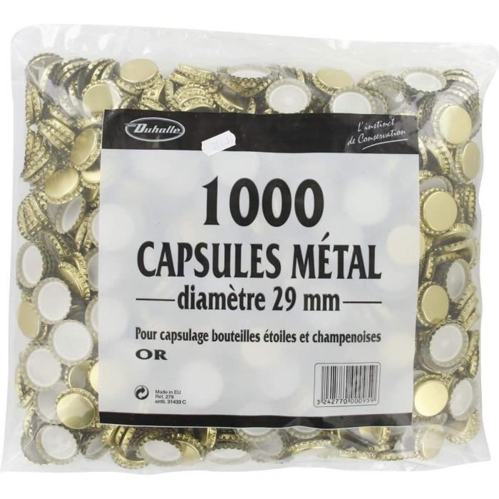 Cápsula para garrafas de champanhe x200 - D: 29 mm