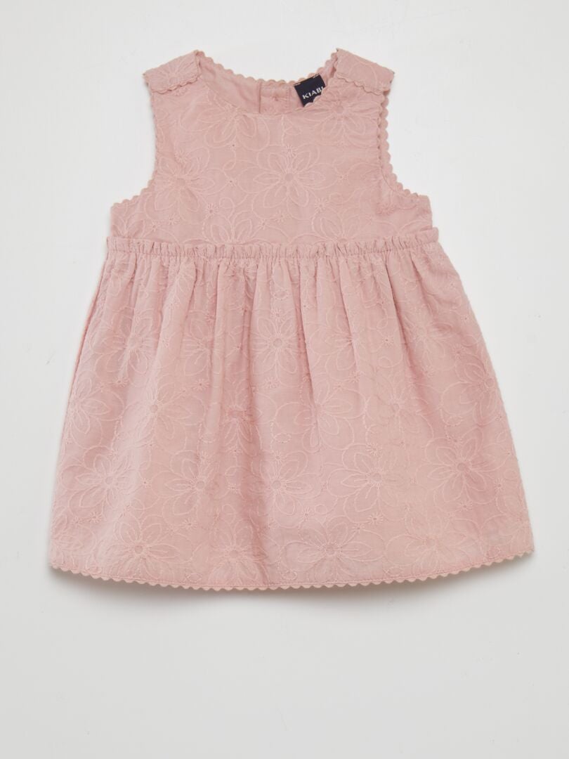 Vestido com costura inglesa - ROXO