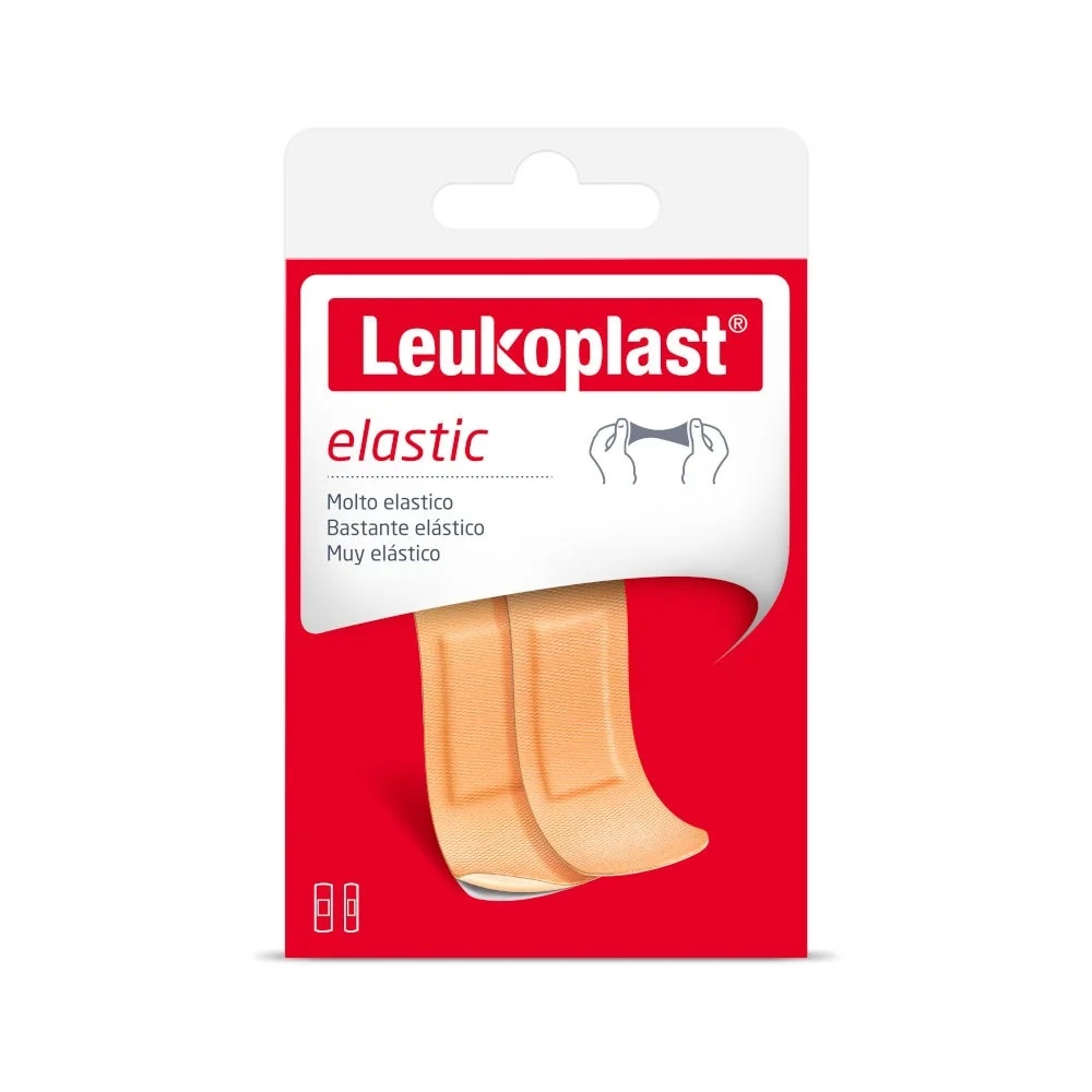 LEUKOPLAST Leukoplast Elastic 20 verschiedene Stücke 2M Flexibles Pflaster