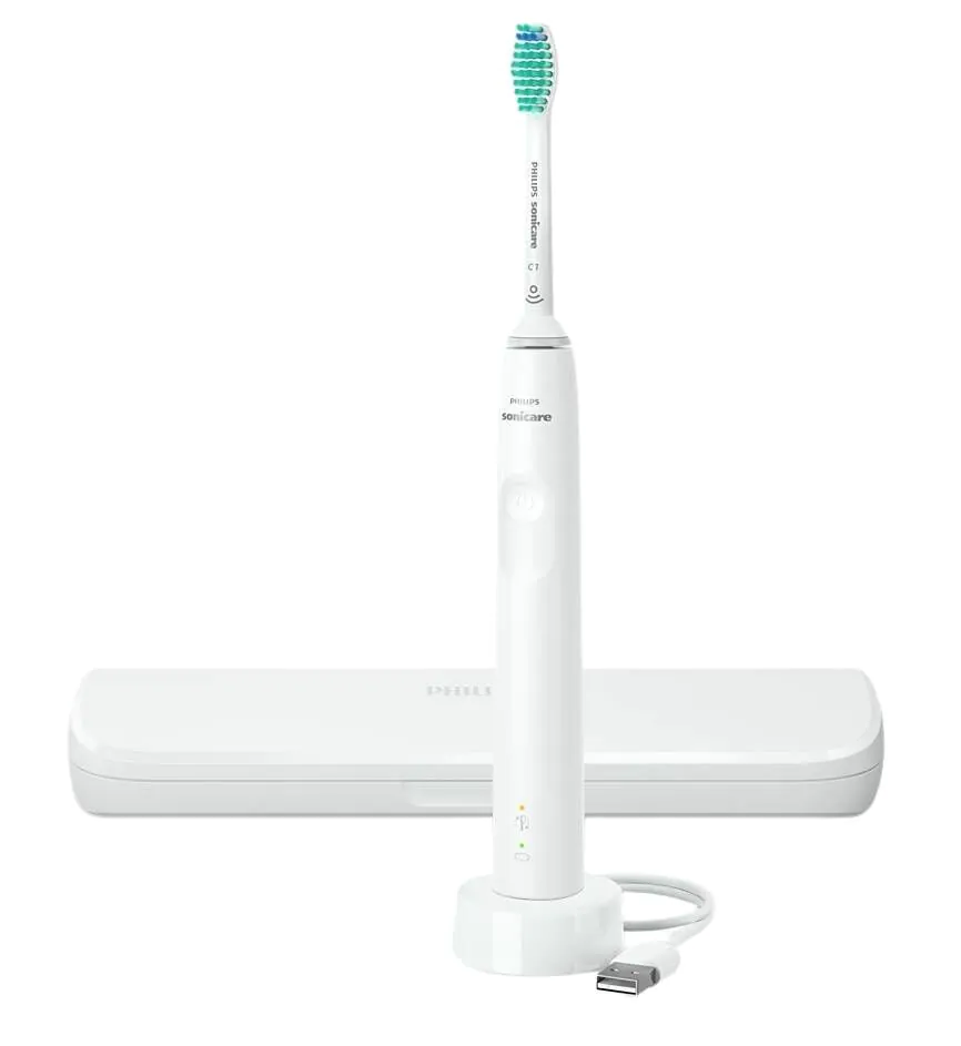 Philips Sonicare + Travel Case Seria 3100 Biała Hx3673/13