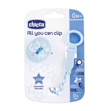 Chicco Universal Blå Nappklämma 1 st 1 st