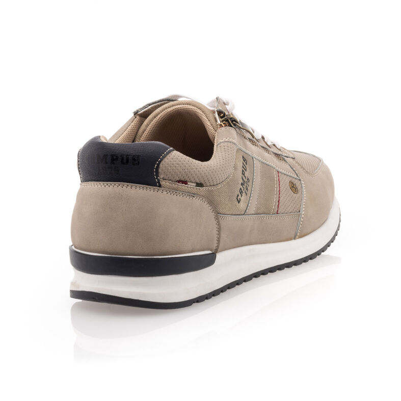 Zapatillas deportivas para hombre color beige.