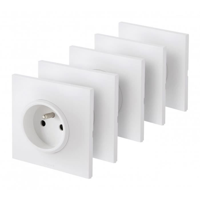 Prese elettriche - LEGRAND - Neptune - Bianche - 2P+E - Pronte per l'installazione