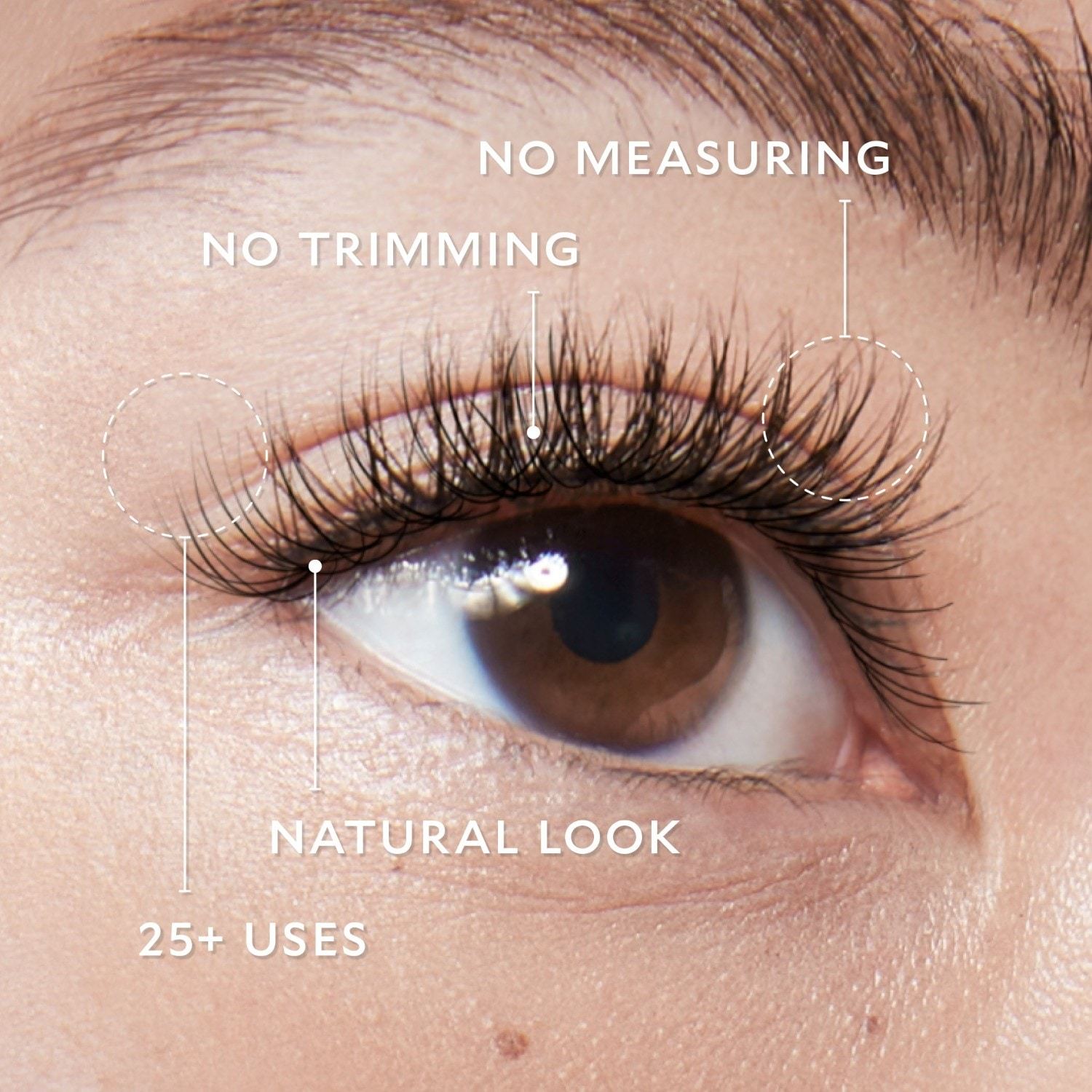Вештачке трепавице Velor Beauty – Лепе трепавице без напора за праве трепавице? – 1 комад