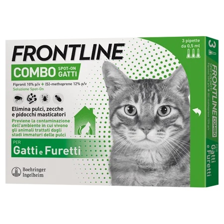FRONTLINE Combo Frontline pour chats 3 x 0,50 ml