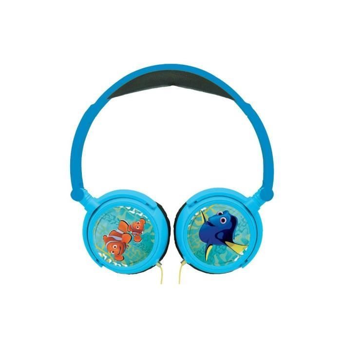 LEXIBOOK - Finding Dory - Children's Stereo Headphones - Limited Volume - Foldable and Adjustable - Ages 3+