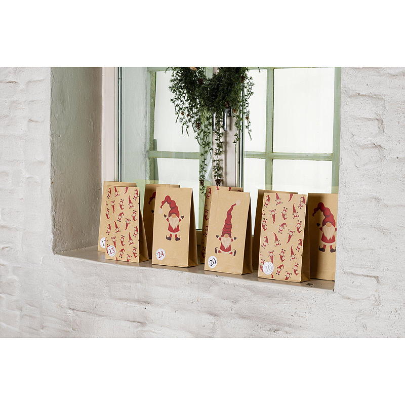 Presentpåse för hemmet 32x26x10 cm kraftpapper