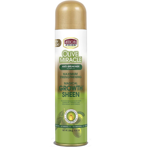 Spray de brillo para el crecimiento y fortalecimiento máximo Olive Miracle
