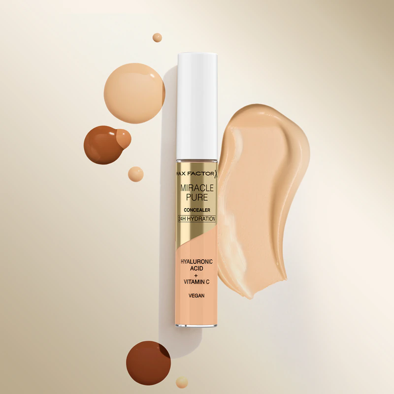 Corretivo Líquido Hidratante Miracle Pure Skin da Max Factor