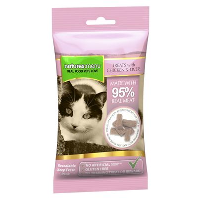 Natures Menu Original Katzenleckerlis mit Huhn und Leber
