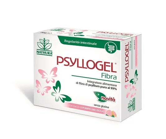 PSYLLOGEL Psyllogel Fiber voedingssupplement voor de darmen met roze grapefruitsmaak, suikervrij, 20 zakjes