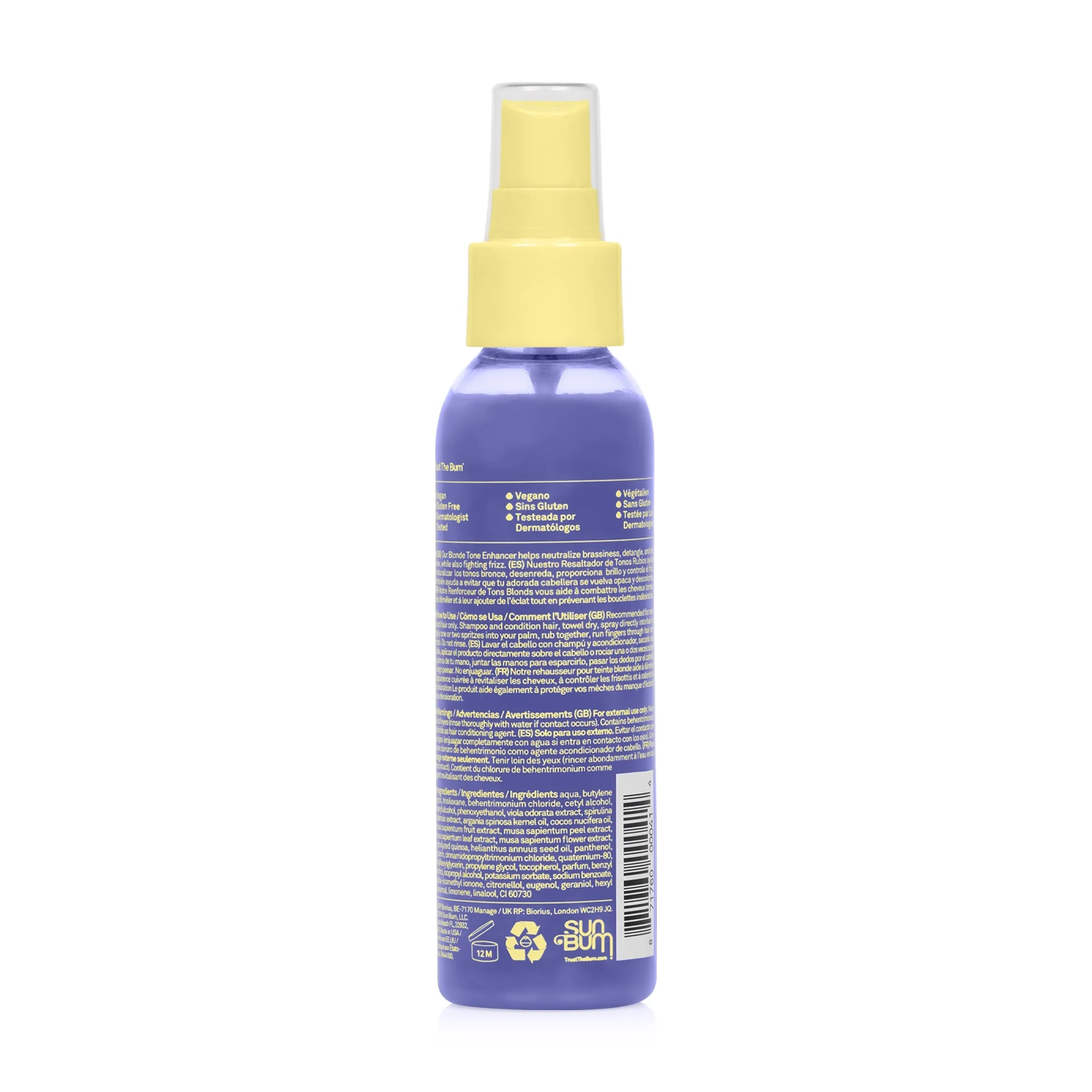 Hair Care Blonde Tone Enhancer - Spray Capelli, Trattamento Protezione Solare Capelli
