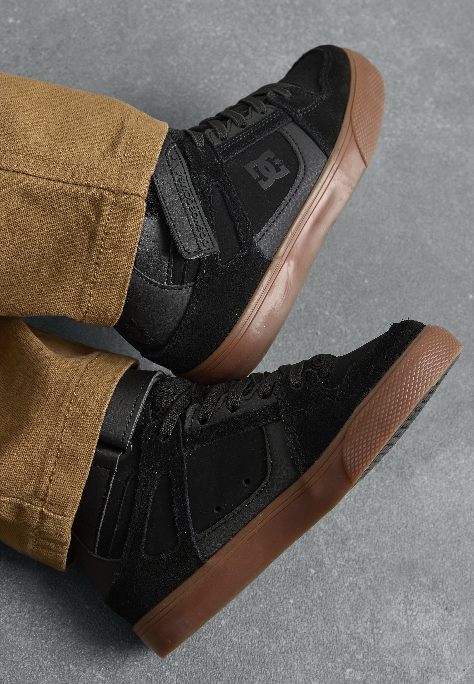 DC Shoes PURE HI TOP UNISEX - Vysoké tenisky - black/white