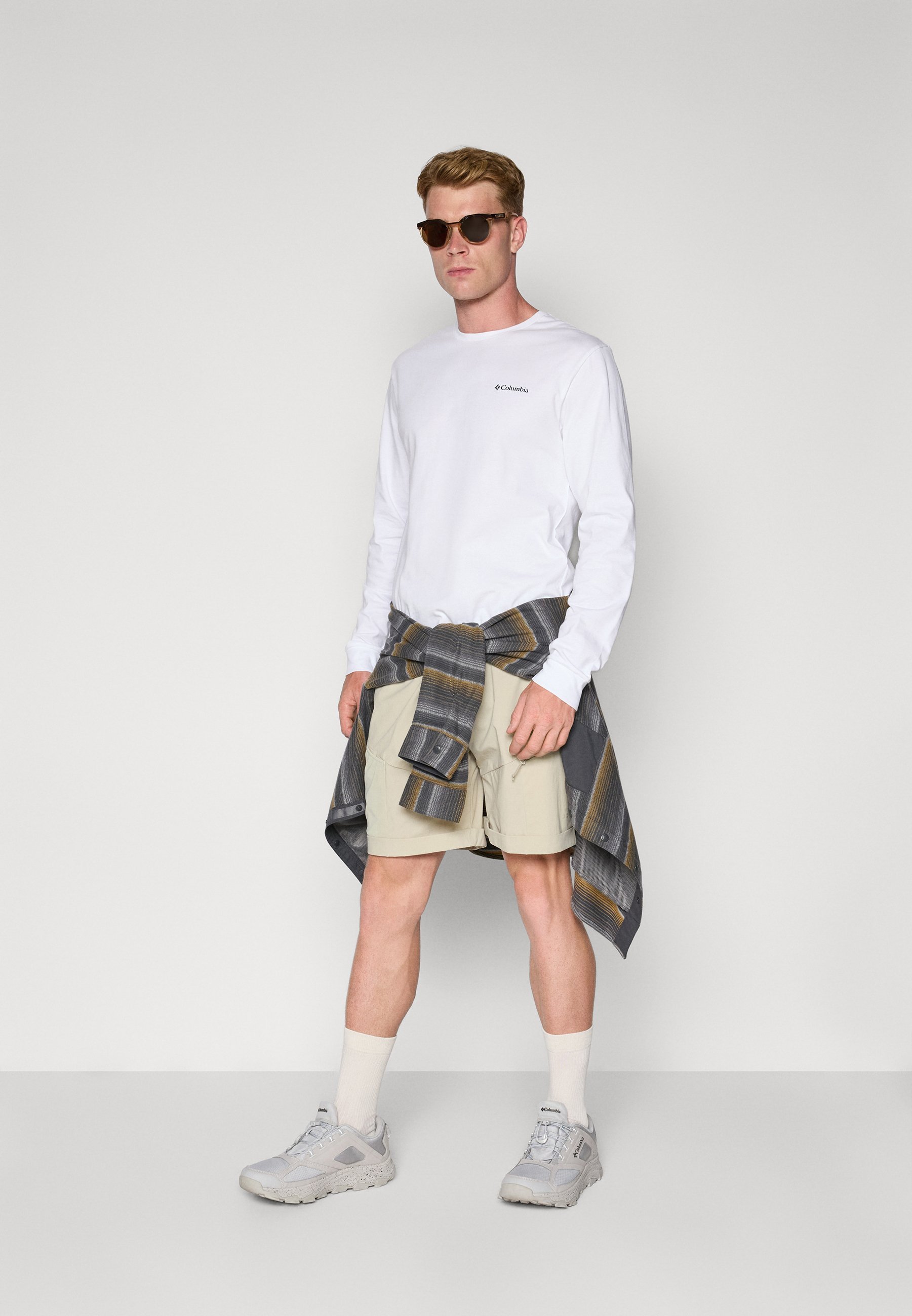 Columbia EXPLORERS CANYON™ LONG SLEEVE - Top met lange mouwen - wit