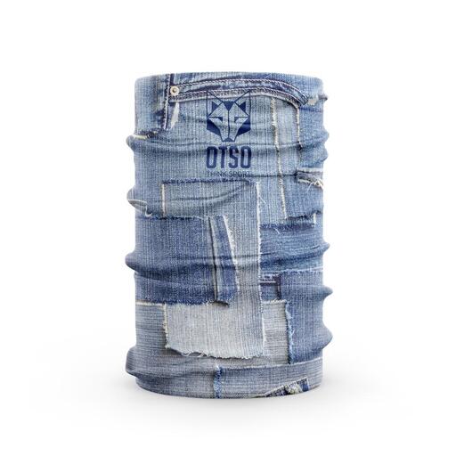 Nackenschutz für blaue Jeans