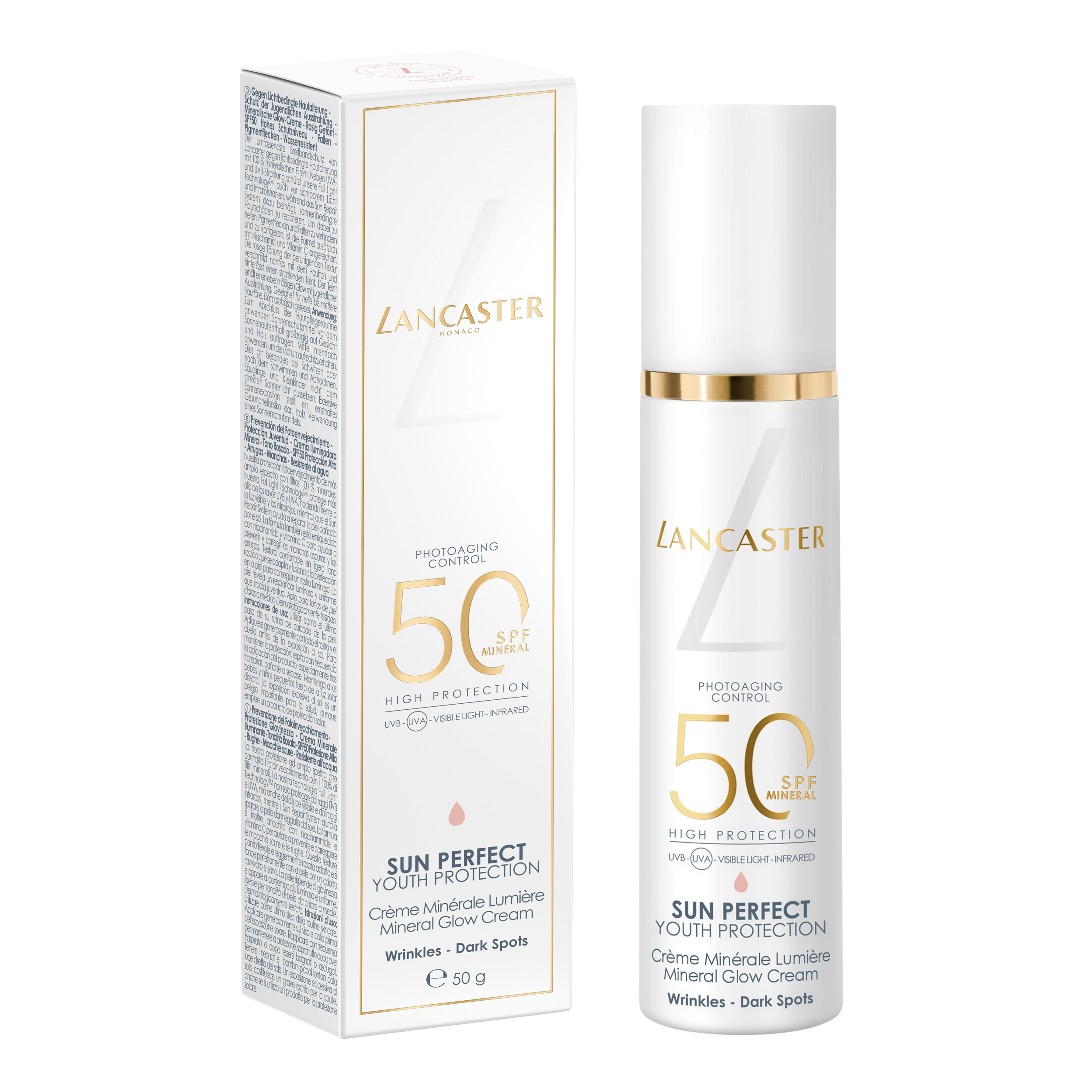 Sun Perfect Illuminating mineralna krema SPF50 zaštita lica