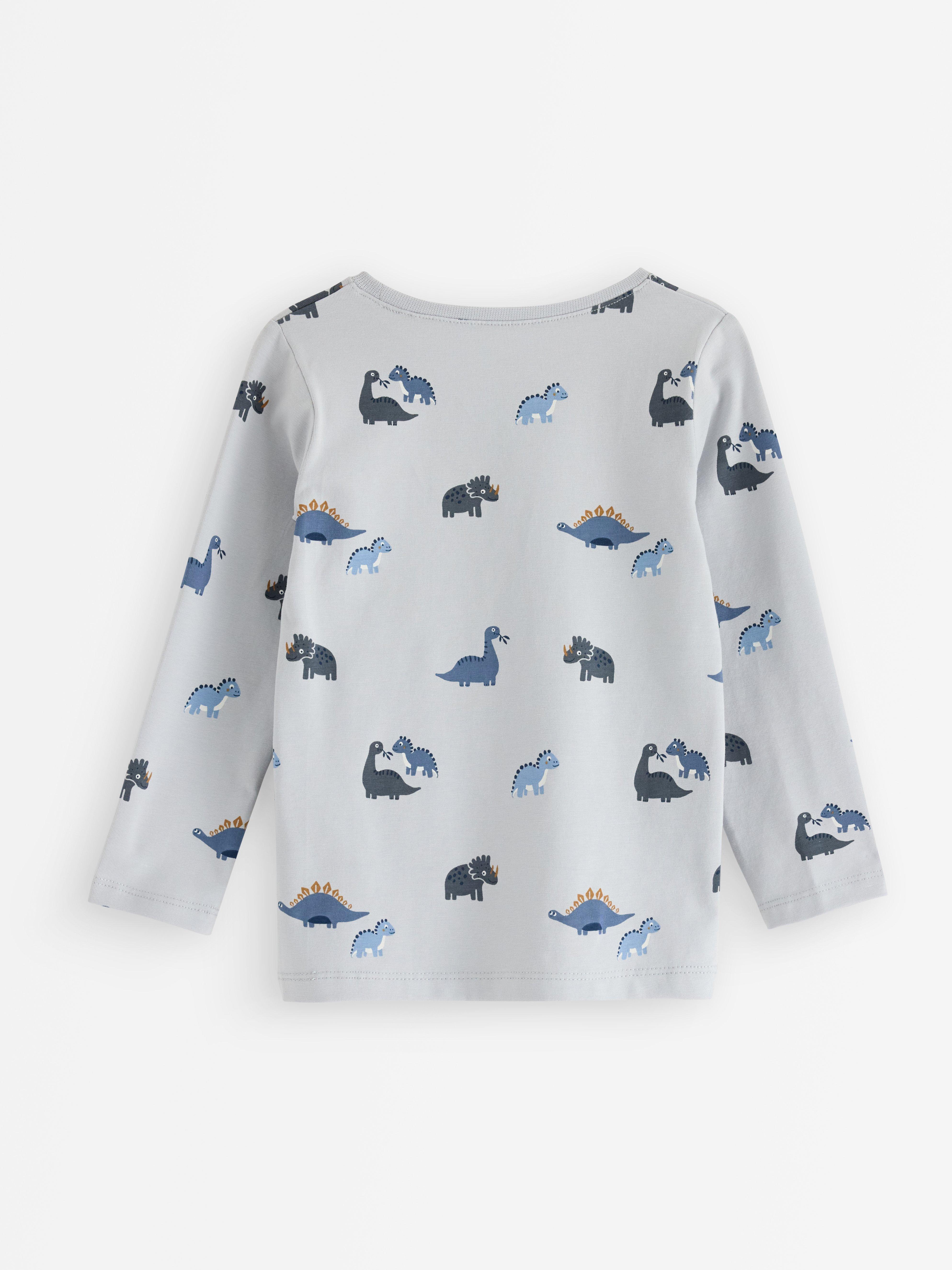 Top de manga larga azul claro empolvado