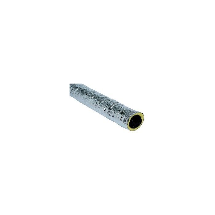 Isolert aluminiumsventilasjonskanal 25mm ø160mm - 6 meter - Aldes
