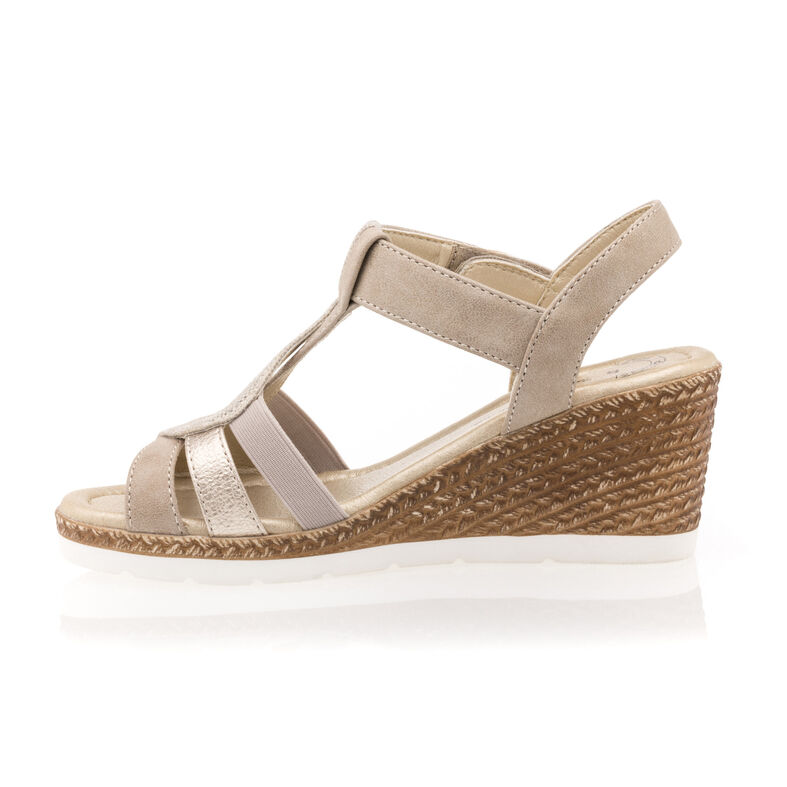 Sandalias amarillas para mujer / Zapatos de punta abierta