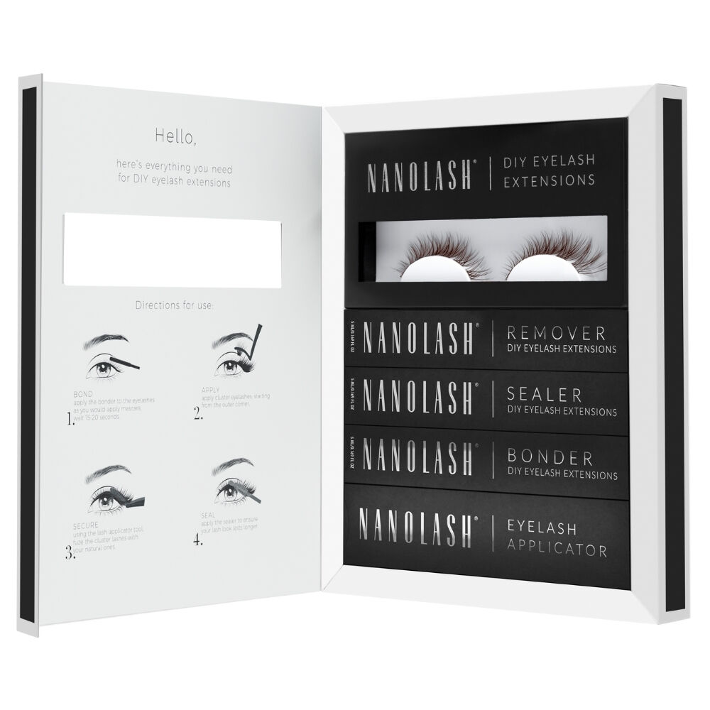 Nanolash DIY Eyelash Extensions Starter Kit Brown