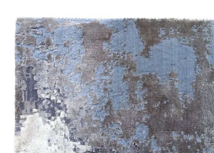 Tapis Contemporain en Laine Alpes HAMID, Tapis Doux Moderne,   ( Ivoire Gris , 300 x 200 cm )