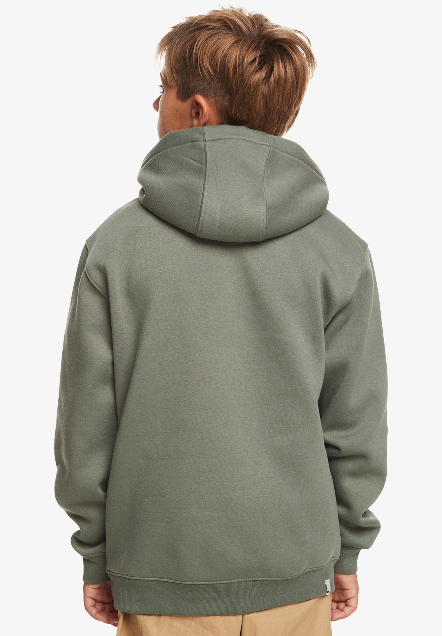 Felpa con cappuccio Quiksilver BIG LOGO YOUTH - corona d'alloro