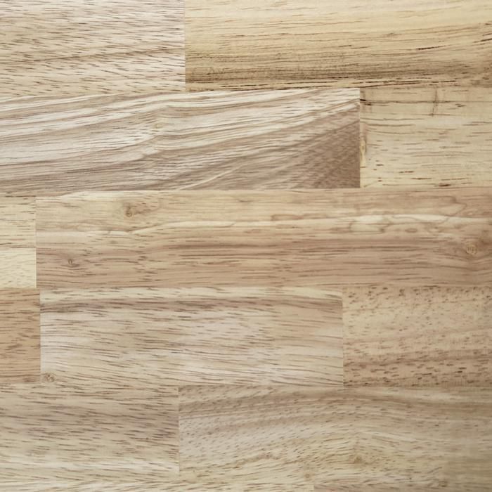 Piano di lavoro in legno massello di Hevea, laminato, con giunzione di testa, L.250 cm x P.65 cm, spessore 36 mm
