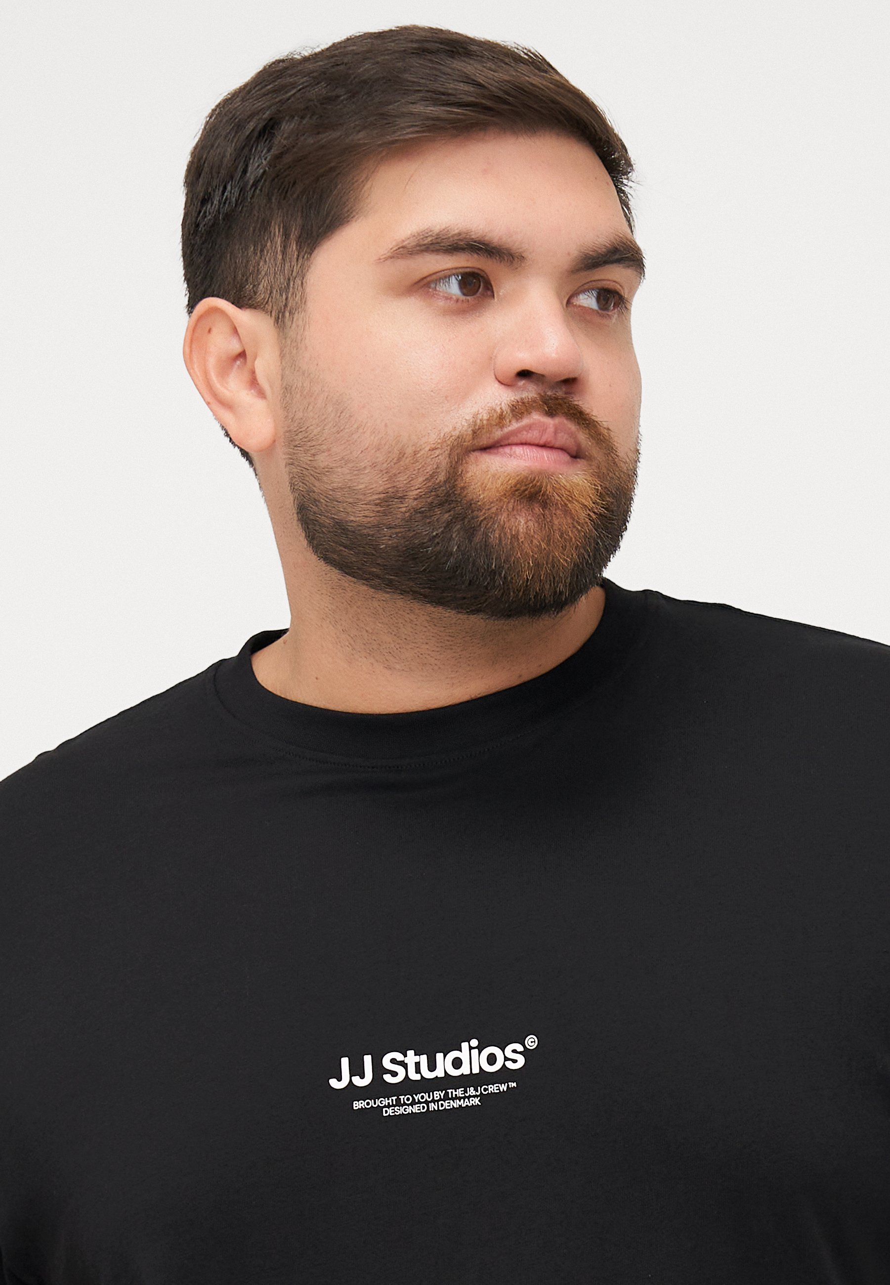 T-shirt Jack & Jones JJESOHO à col rond - Imprimé - Noir