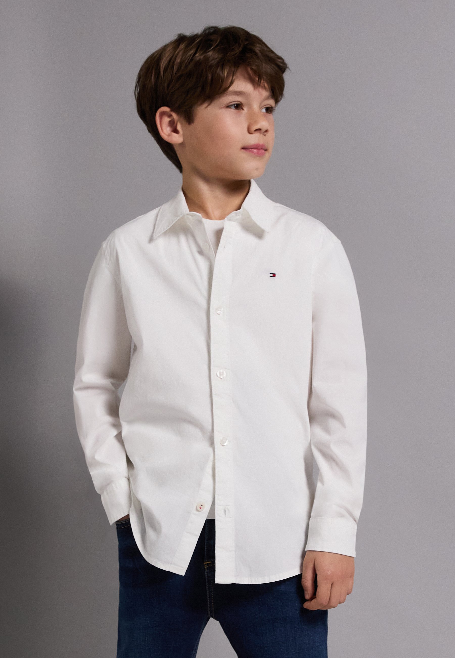 TOMMY HILFIGER - Kauluspaita - white