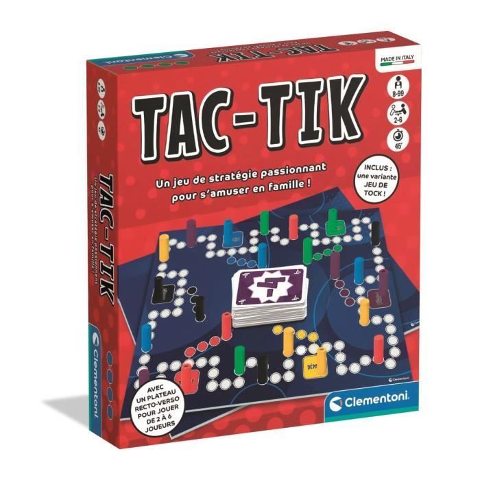 CLEMENTONI - Tac-Tik, jogo de tabuleiro