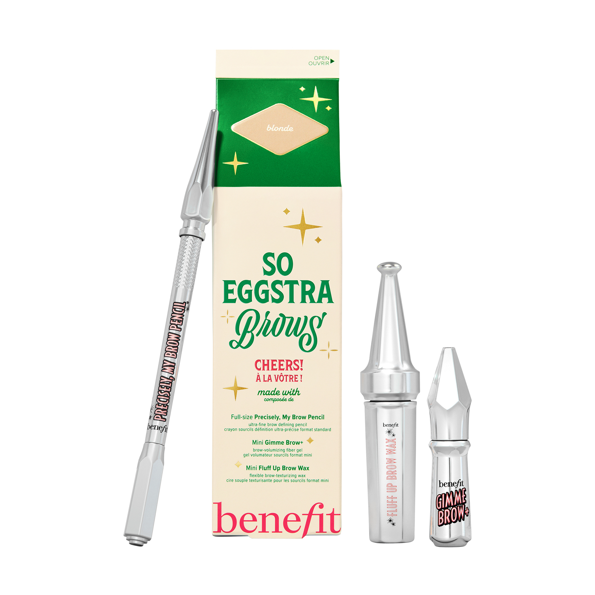 So Eggstra Brows - Szemöldökceruza, Szemöldökviasz és Szemöldökgél Karácsonyi Szépségkészlet 3/3 - Benefit