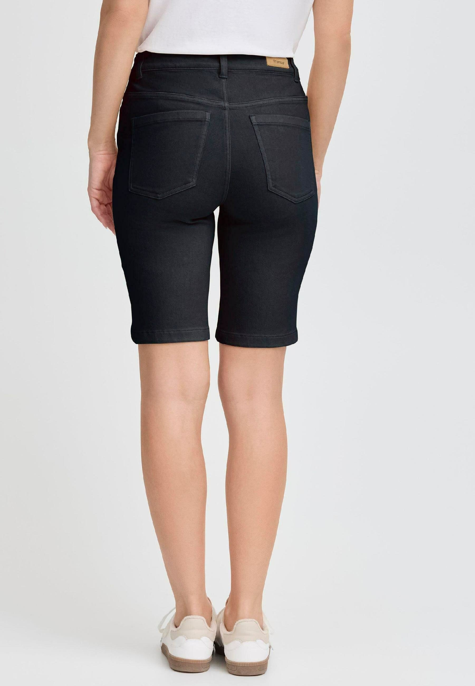 Fransa FRLUXE - Denim shorts - zwart