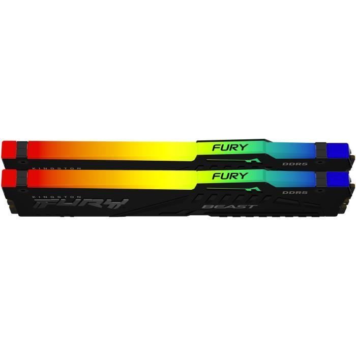 DDR5-Speicher – KINGSTON – FURY Beast RGB EXPO – 32 GB (2 x 16 GB) – 6000 MHz – CL30