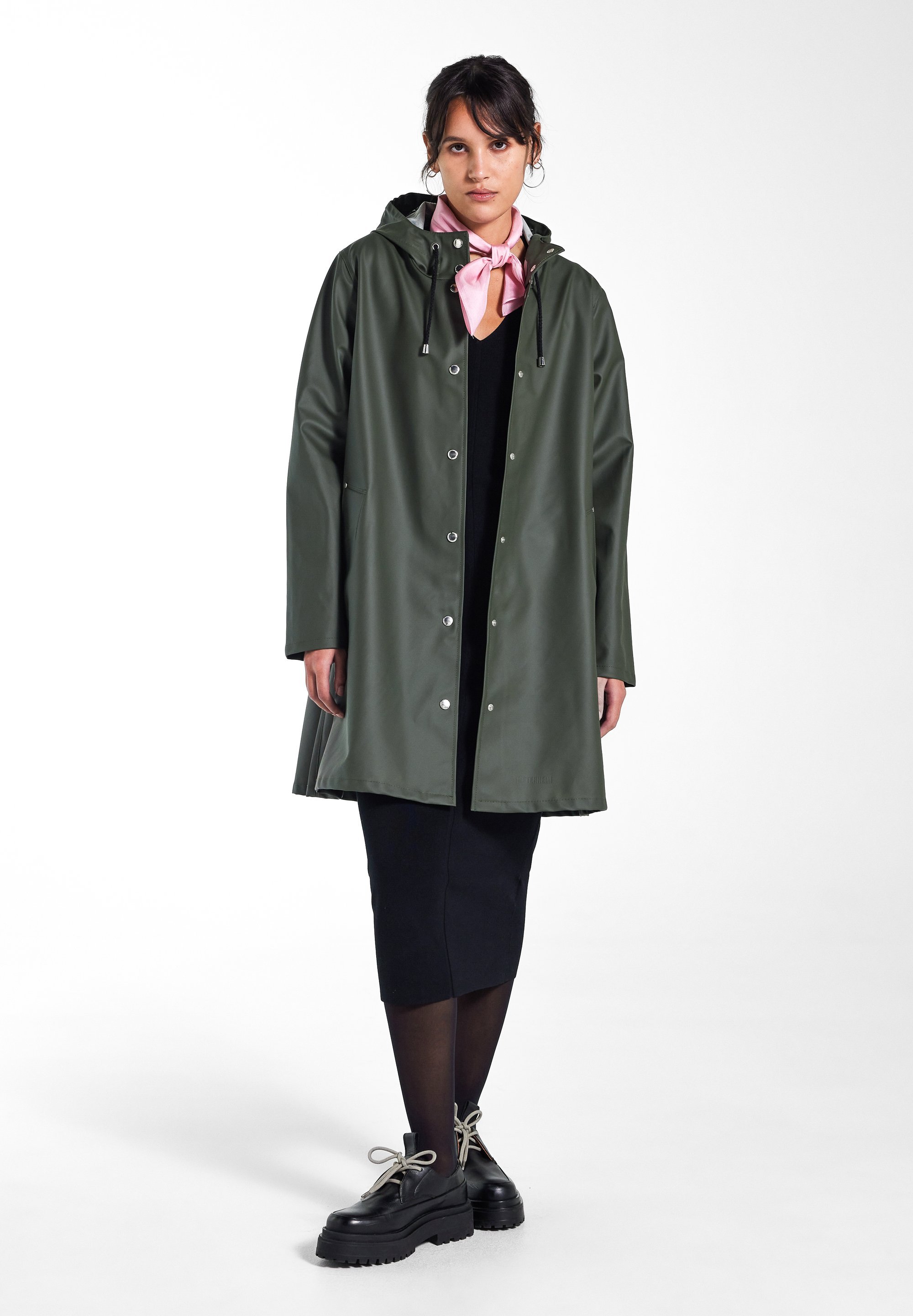 Parka Stutterheim MOSEBACKE LÉGÈRE - verte