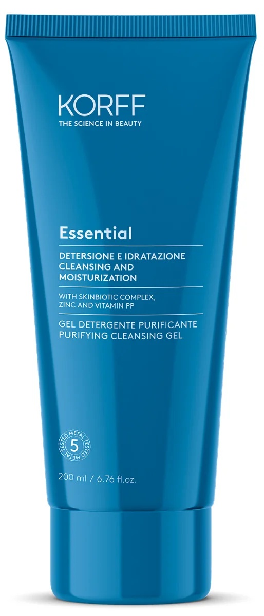 KORFF Gel Purificante Essencial Korff 200 ml Limpeza e hidratação