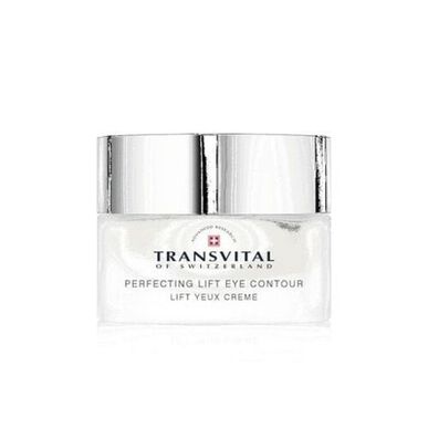 Transvital Perfecting Anti-Aging Lift Eye Contour Cream, Kiinteyttävä silmänympärysvoide, Kohottava Vaikutus, 15 ml