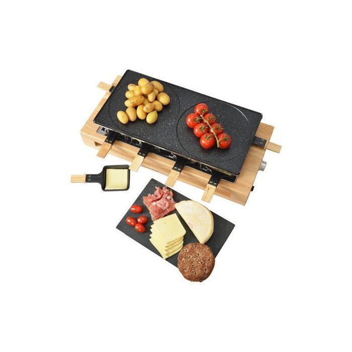 Kitchen Chef KCWOOD 8 MAXI Raclettegrill