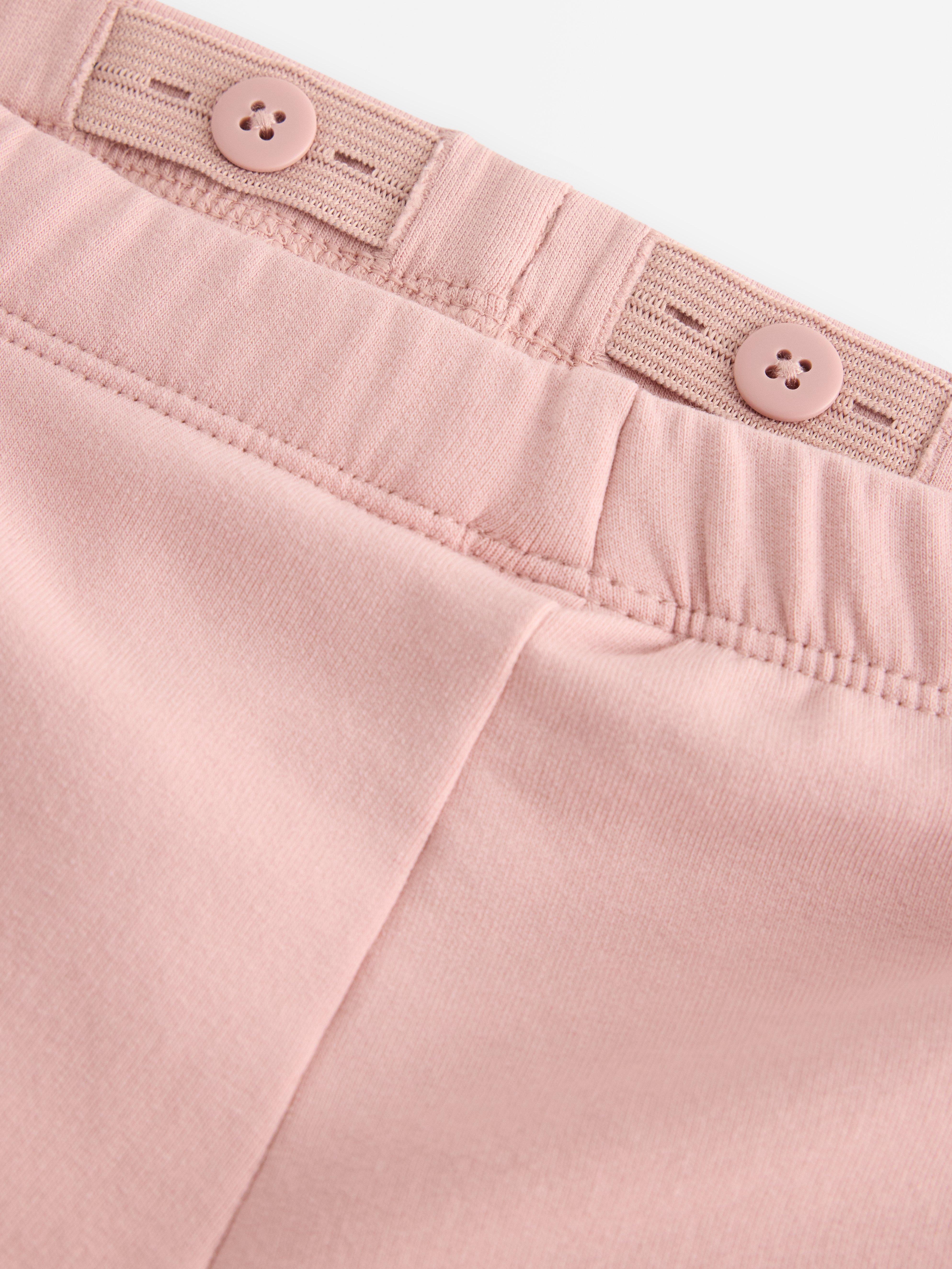 Legíny s rozšířenou podšívkou a kartáčovanou vnitřní stranou, barva Dusty Pink