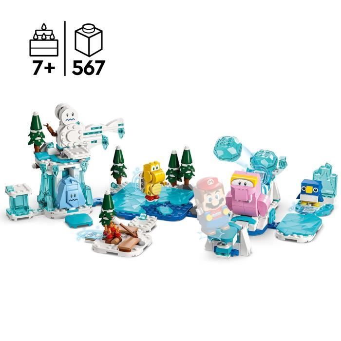 LEGO® Super Mario 71417 Ensemble d’Extension L'Aventure dans la Neige de Morsinet, Jouet