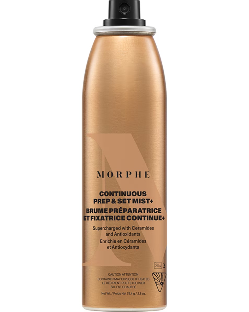 Spray fixator MORPHE, spray de pregătire și fixare continuă, plin de ceramide și antioxidanti