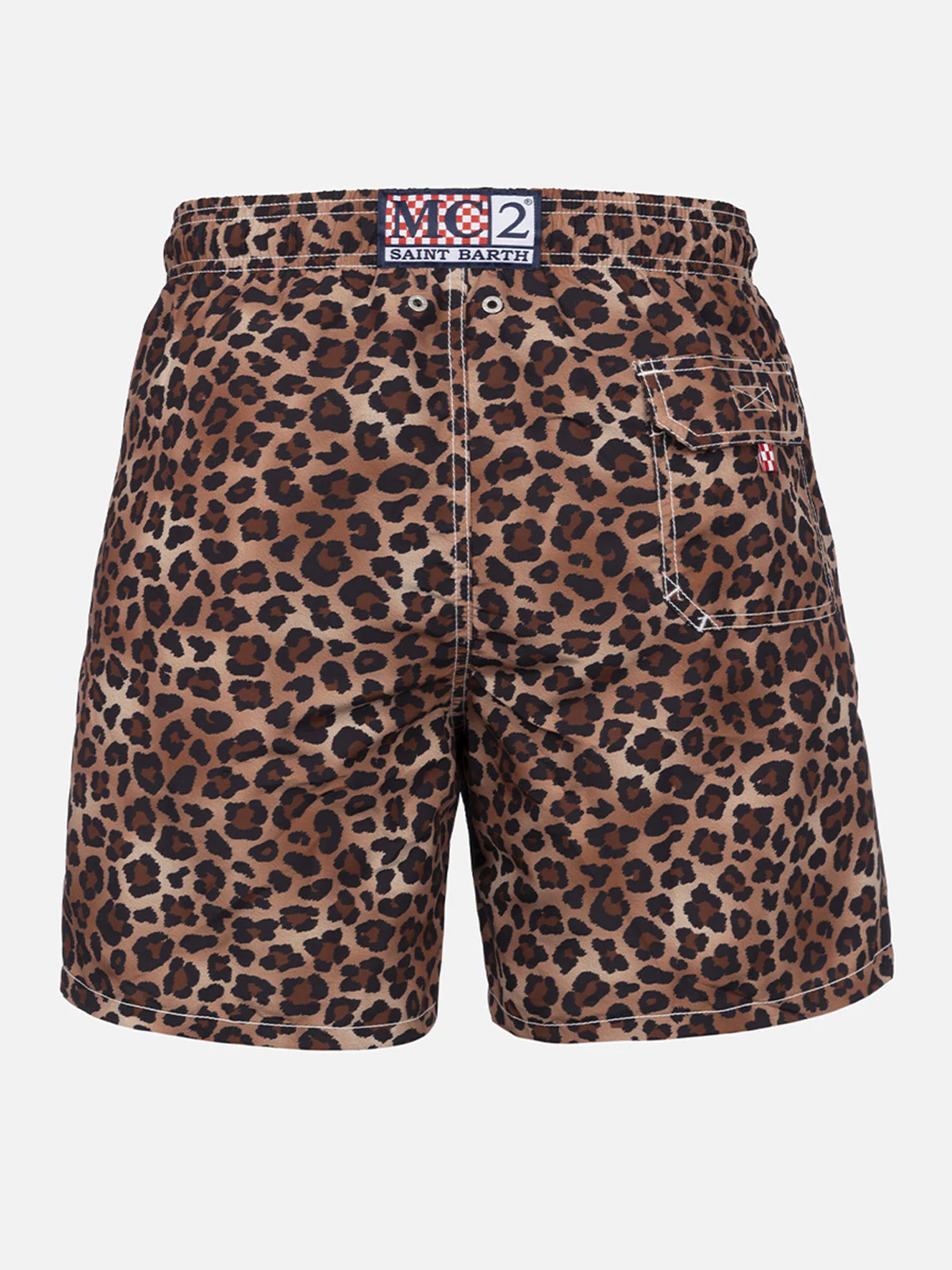 Gustavia herenbadpak met dierenprint, middellange pijpen