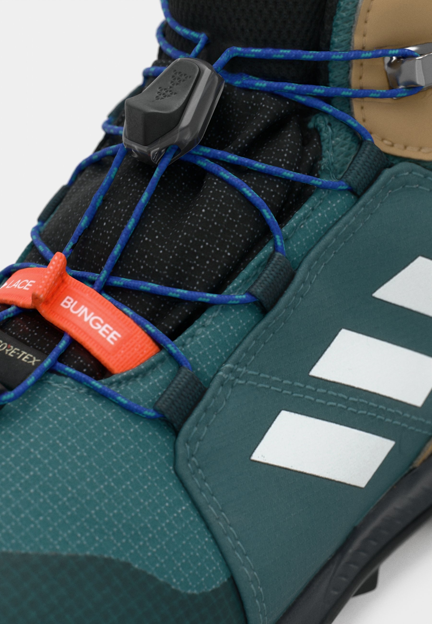 Adidas Terrex GTX UNISEX - Scarpe da trekking - usate, color verde acqua/argento metallizzato/blu semilucido