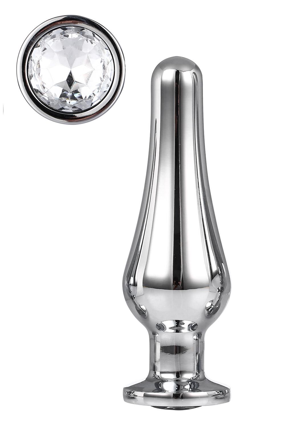 Dream Toys Gleaming Love Silver Pleasure Plug M