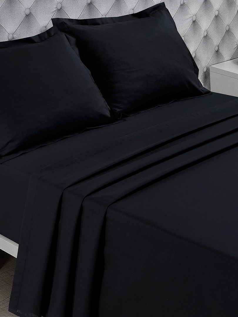 Lençol liso - preto