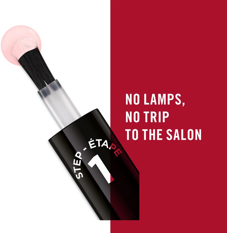 Rimmel Super Gel By Kate hibrīdnagu laka bez UV/LED lampas izmantošanas