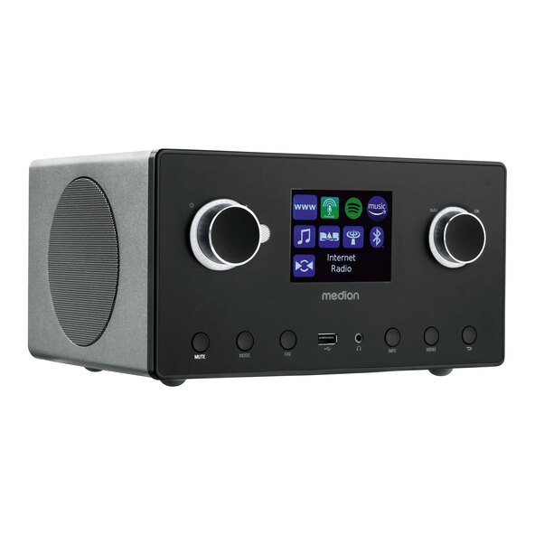 Rádio estéreo DAB+ via internet (MD89295), titan